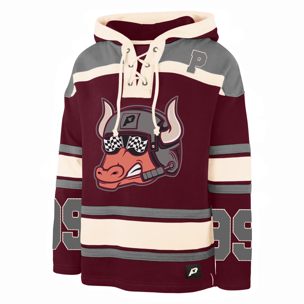 BURGUNDY HOCKEY JERSEY